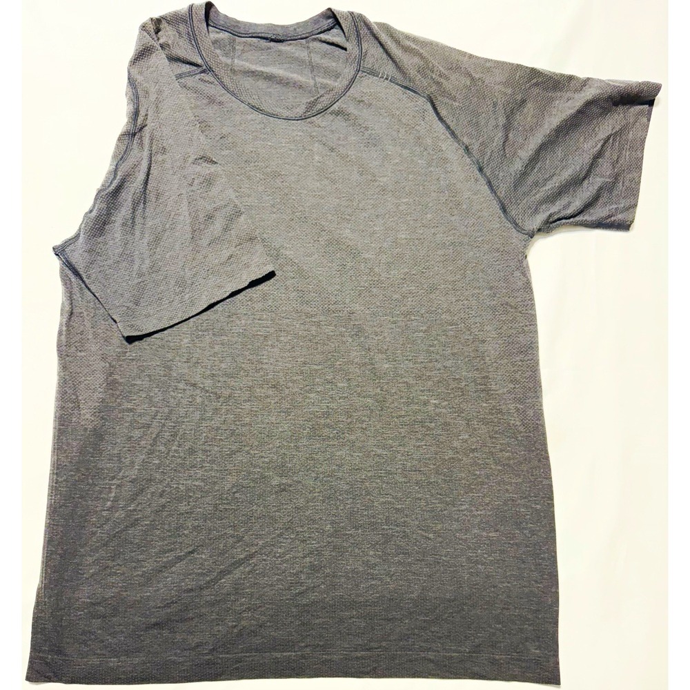 Lululemon Metal Vent Tech Short Sleeve Shirt Mens Large L Charcoal Dark Gray